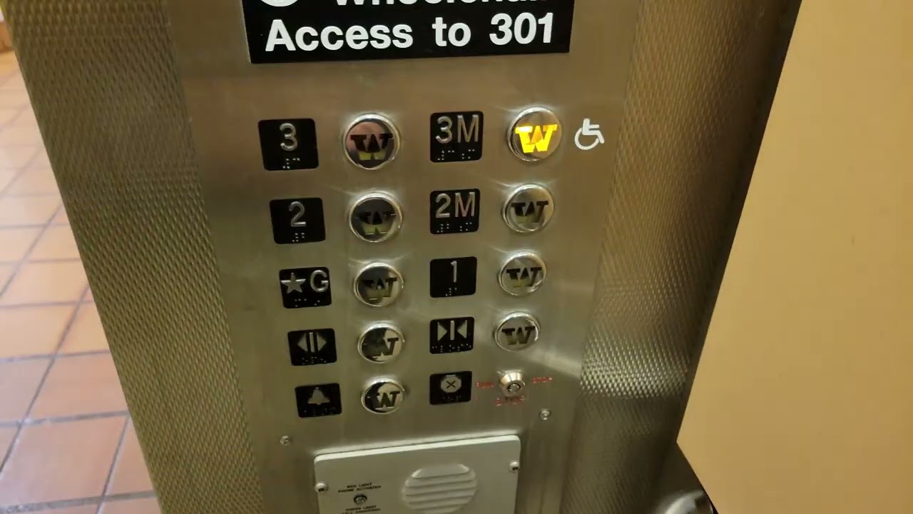 Intersting 1932 Otis? Traction Elevator @ UW Gowen Hall, Seattle WA