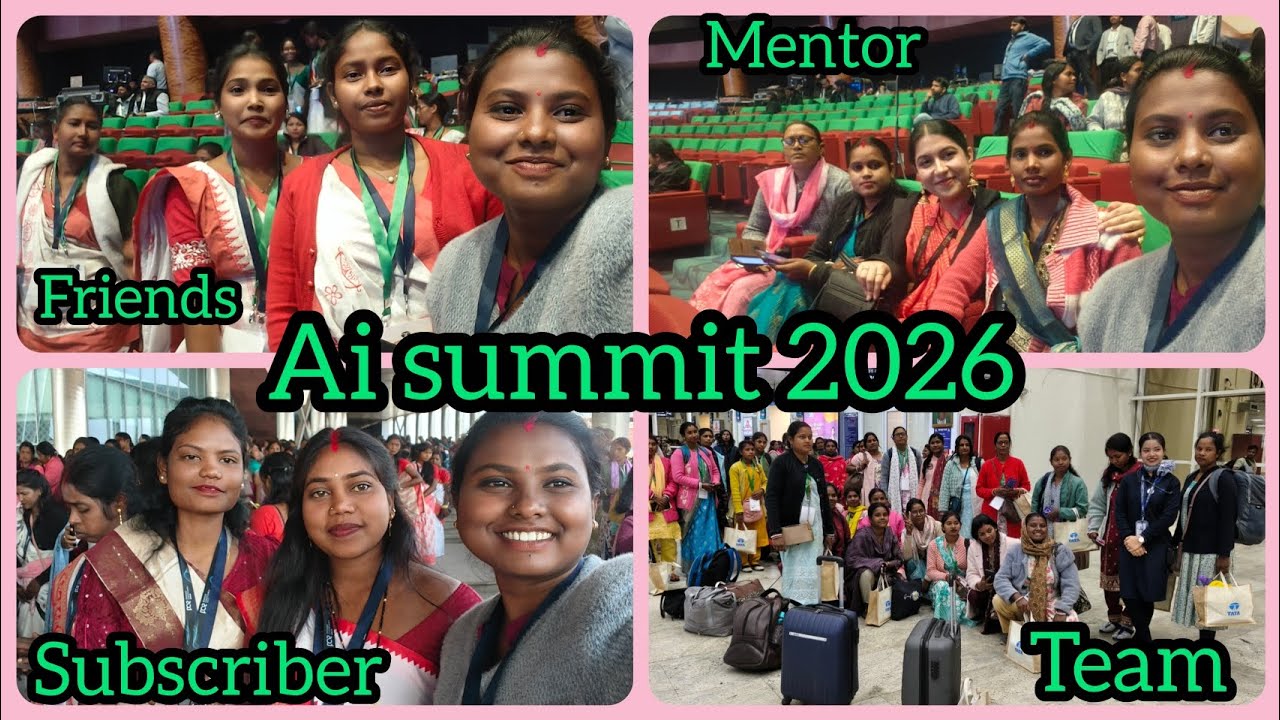 AI SUMMIT IMPACT 2026 DELHI ll #TATASTEEL ll #vlog 
