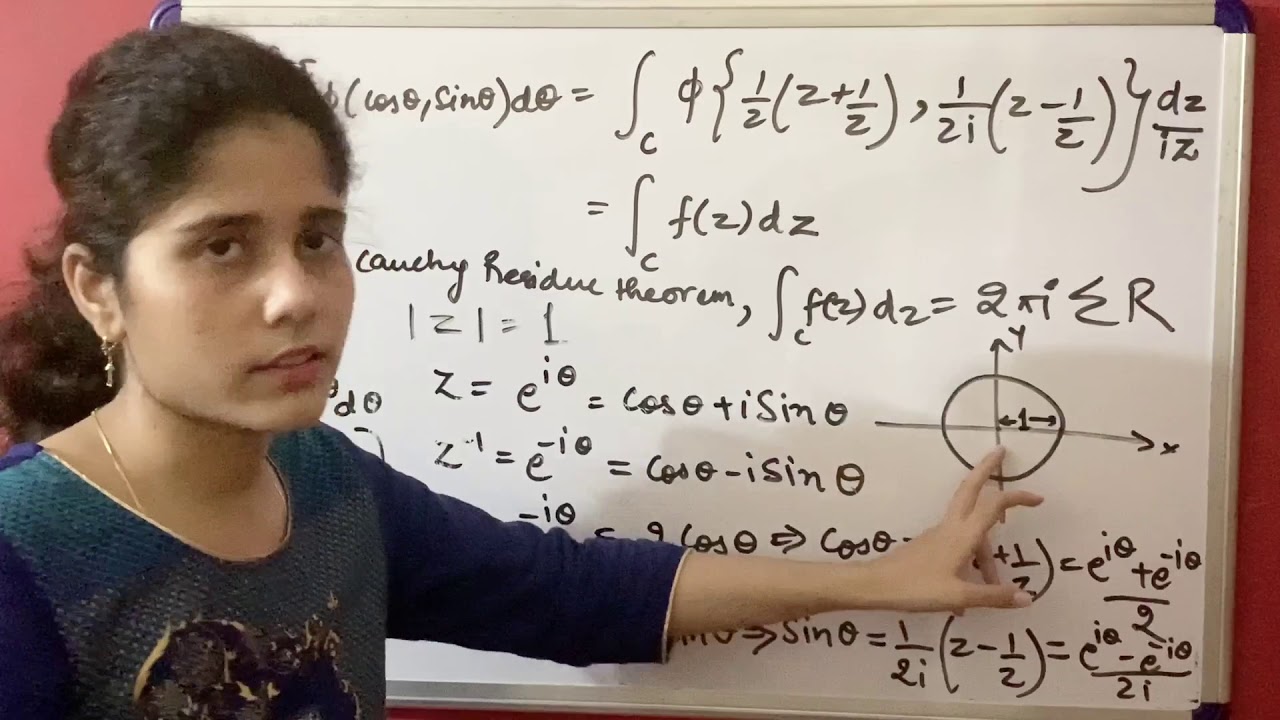 Evaluation of Real Definite Integrals by Contour Integration| Integration round the Unit Circle.