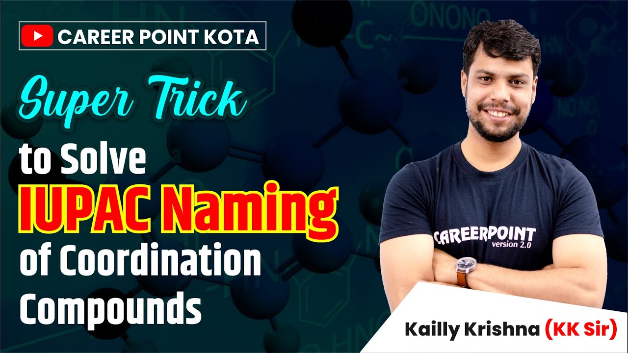 Super Trick To Solve IUPAC Naming Of Coordination Compounds | KK Sir | Career Point Kota