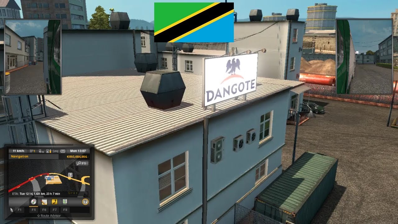Euro Truck Simulator 2 - Tanzania Companies [ Dangote ]
