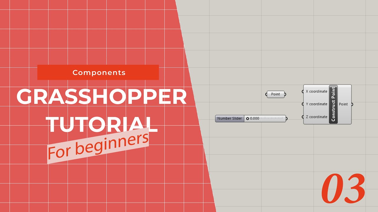 Grasshopper Tutorial for Beginners - Components