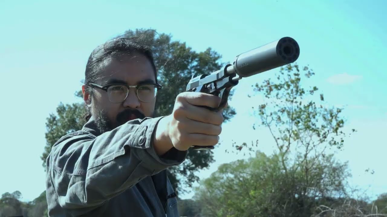 SilencerCo Spectre 9 First Shots On a Beretta 84BB .380 ACP