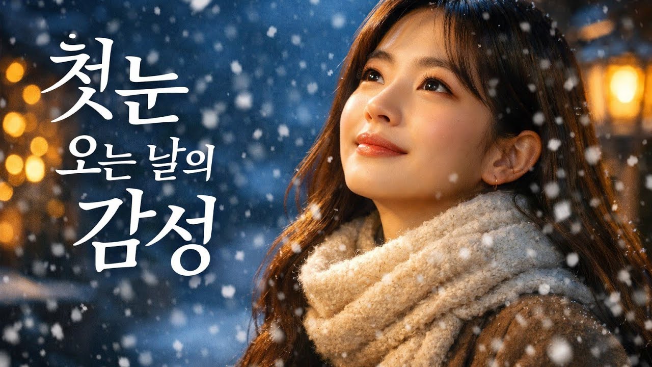 겨울연가 스타일 발라드 '하얀 계절의 기억' | 눈 내리는 날 듣기 좋은 노래 #SunoAI #감성음악 #힐링음악 #겨울연가 