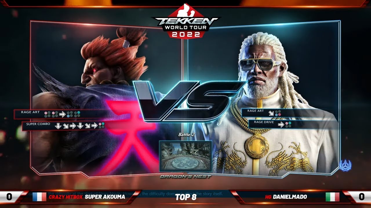 Super Akouma (Akuma) vs Danielmado (Leroy) - 2022 TWT Masters - VSFighting X: Winners Semi-Finals