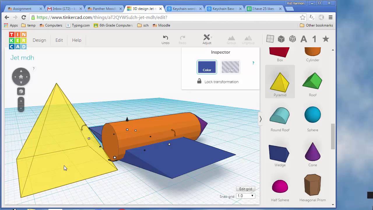 Design a Tinkercad Jet