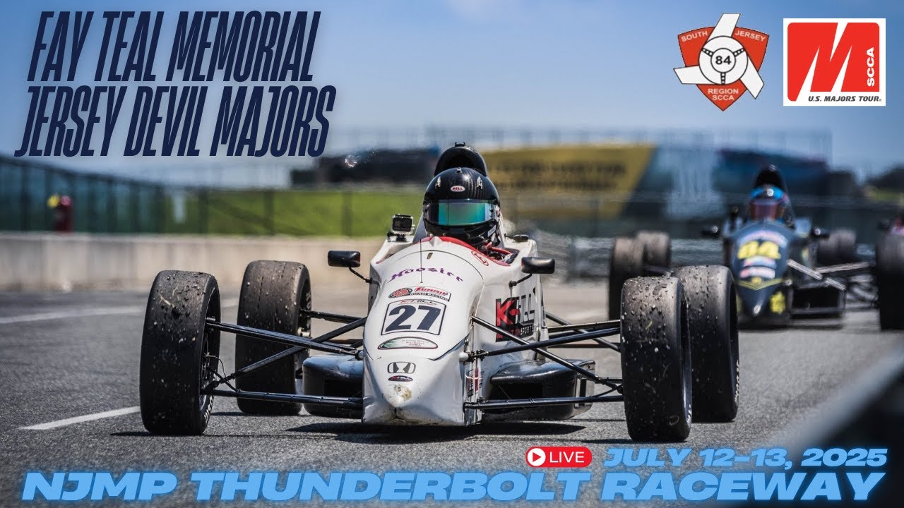 LIVE RACING - '25 Fay Teal Memorial Jersey Devil Majors @ NJMP Thunderbolt - Saturday