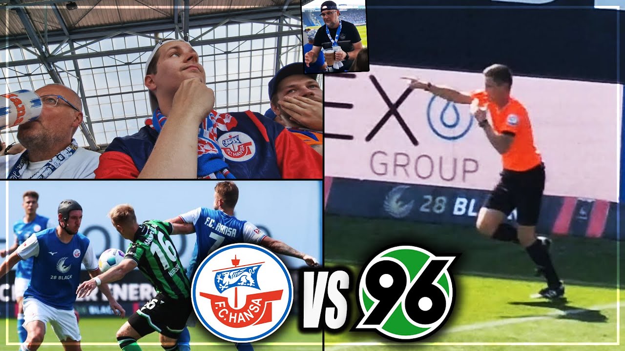 VAR + SCHIEDSRICHTER ENTSCHEIDEN DAS SPIEL! STADIONVLOG: Hansa Rostock - Hannover | Stadion Vlog