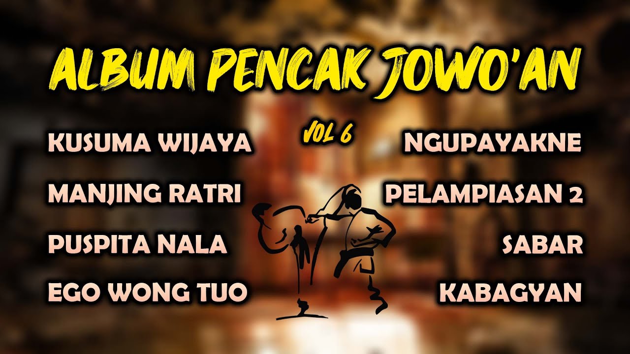 MP3 PENCAK JOWO'AN FULL ALBUM VOL 6 By RCP ART (Insyaallah Glerrr Uencoyyy)