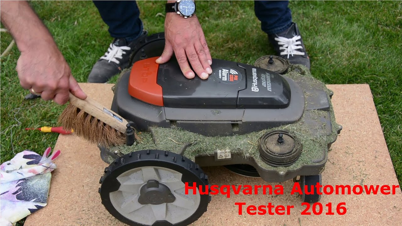 Automower®  Tester '16 - Wir reinigen unseren Automower!