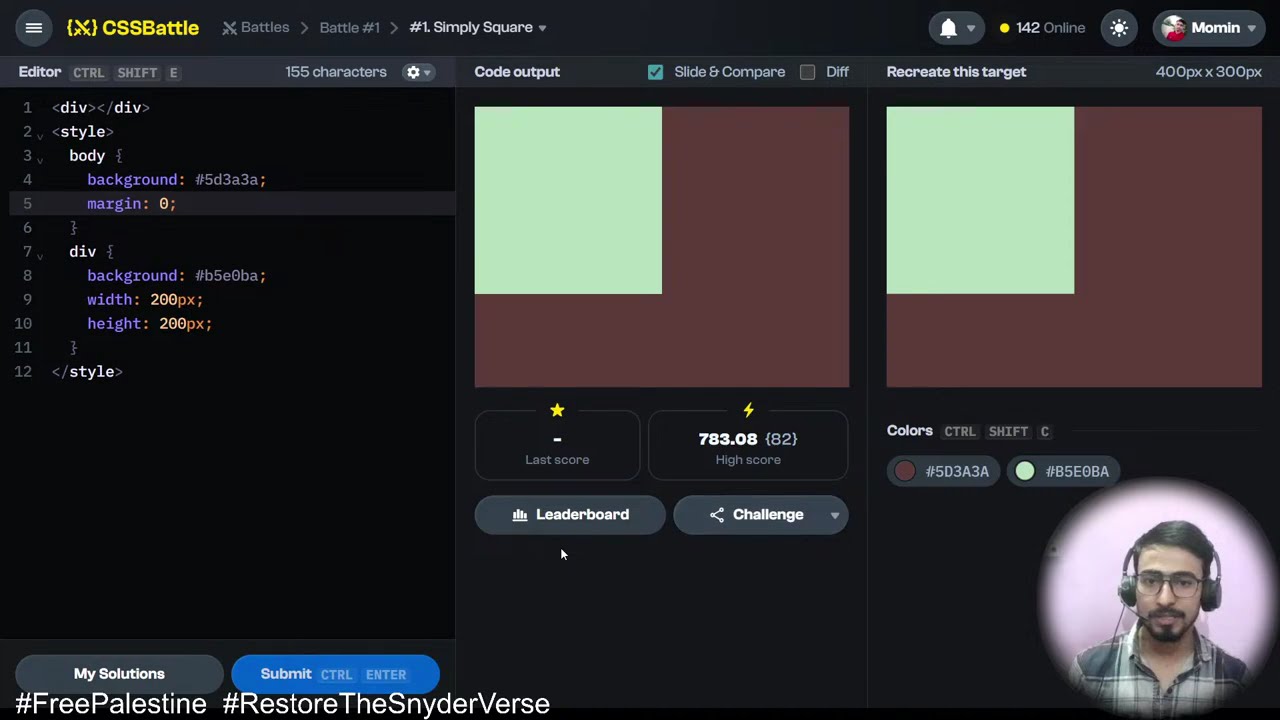 CSS Battle #1 - Live Coding Challenge