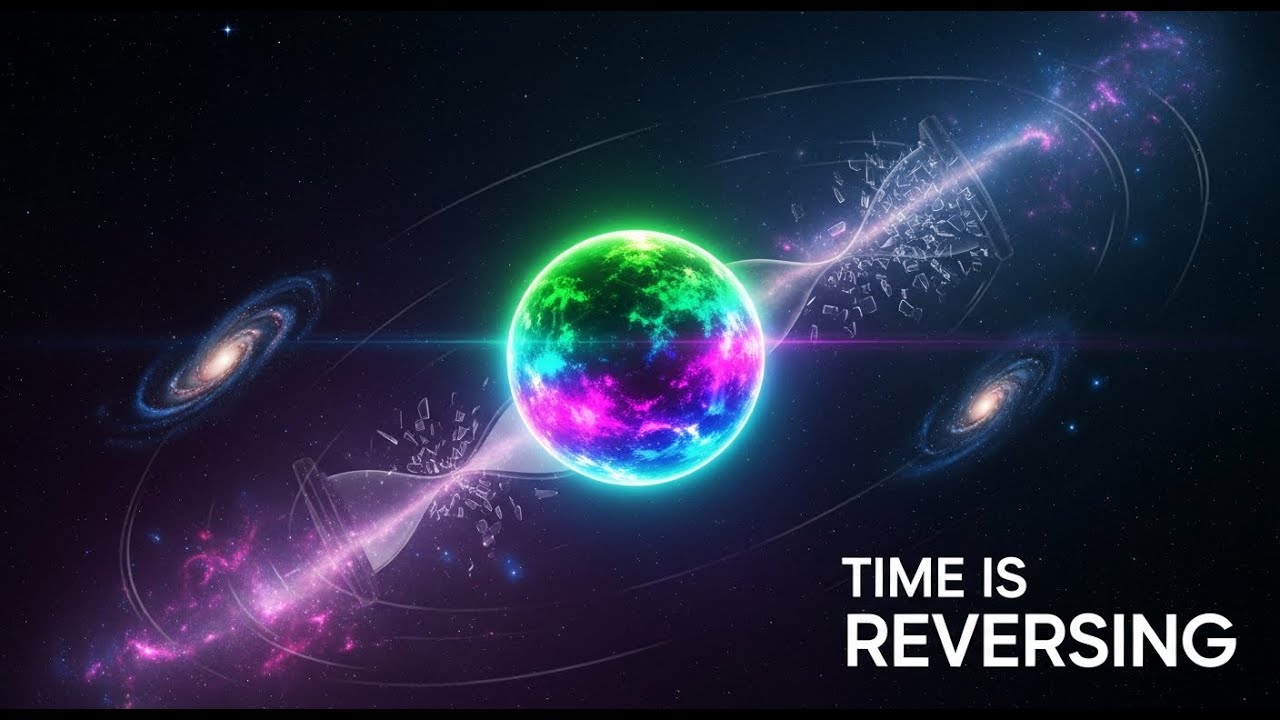 The Planet Where Time Runs Backward: A Cosmic Rebirth