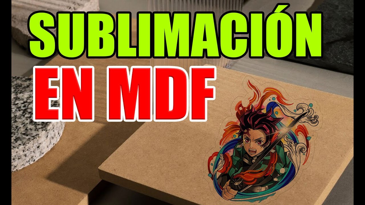 Sublimación en MDF