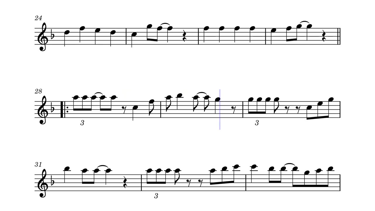 Canción de la intro Nueva de Doraemon partitura para Flauta