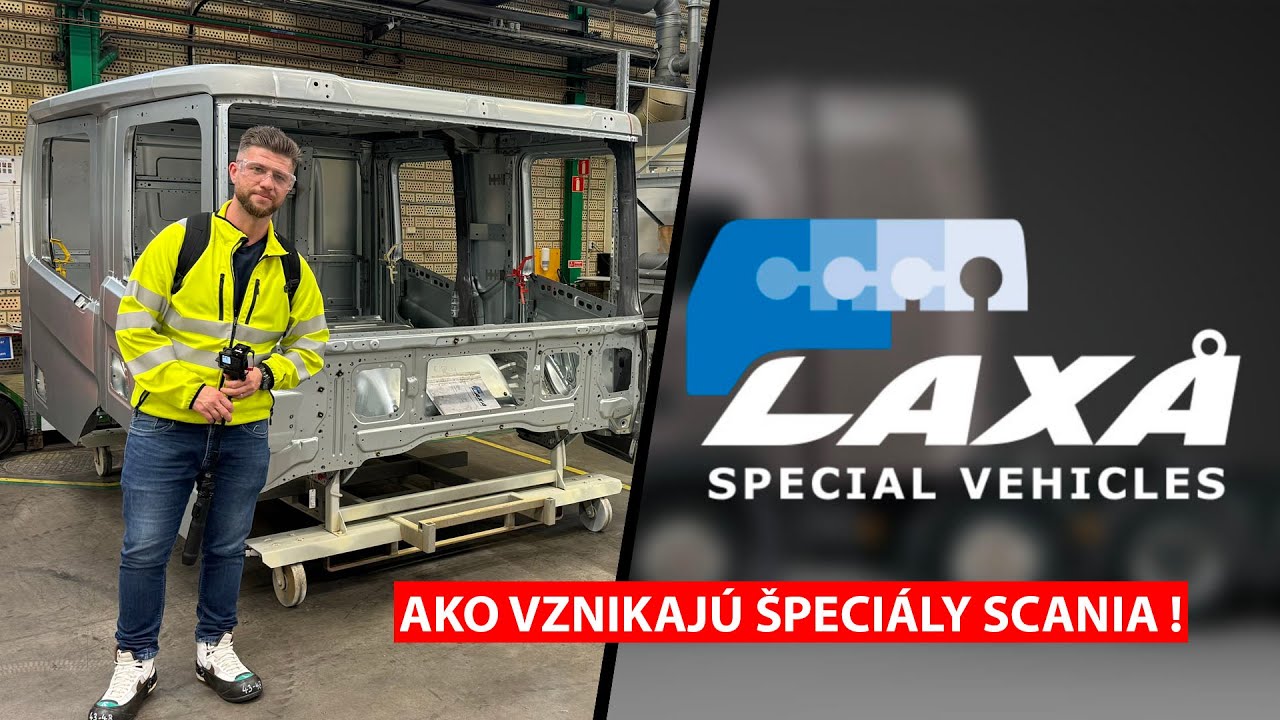 Miesto, kde sa vyrábajú tie najbrutálnejšie ťahače: Scania Special Vehicles Laxa, Švédsko