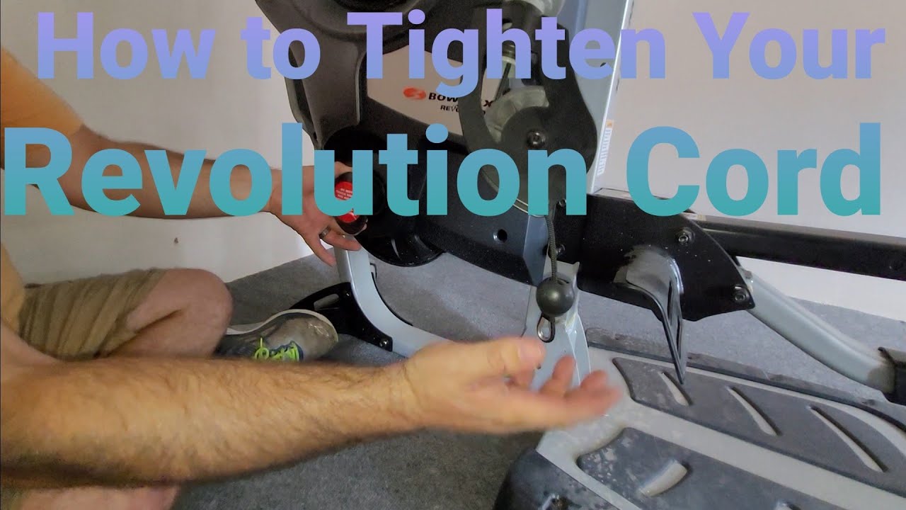 How to Easily Tighten You Bowflex Revolution Cords