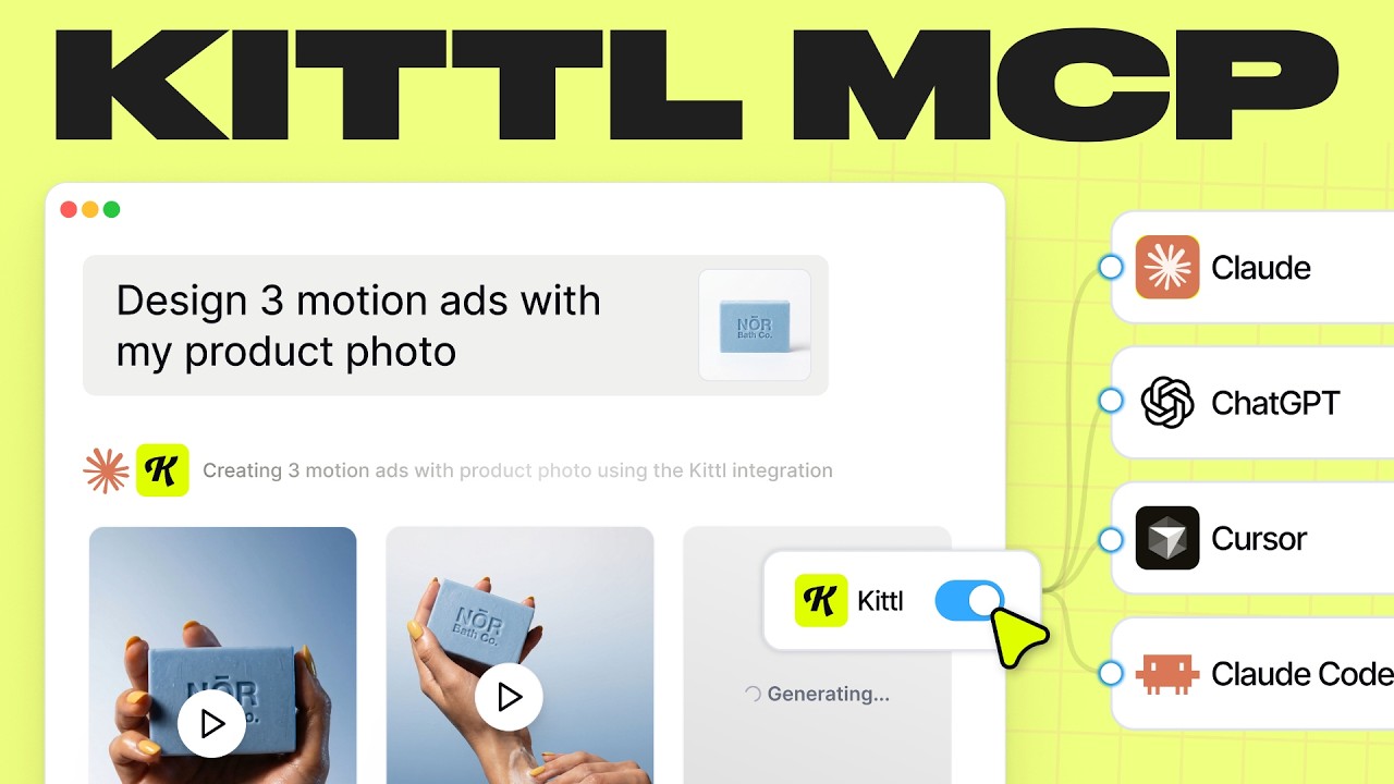 Connect Kittl To Claude, ChatGPT, and More! (MCP Demo)