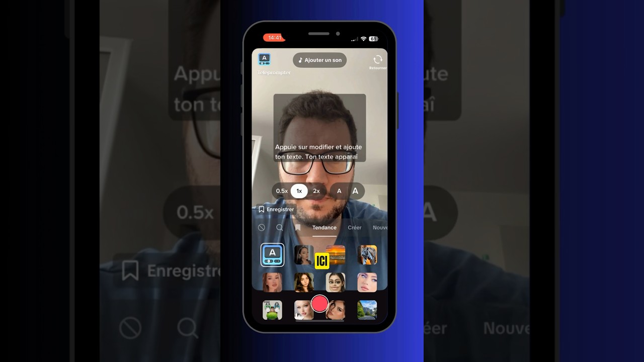 Un T&eacute;l&eacute;prompteur GRATUIT dans TikTok