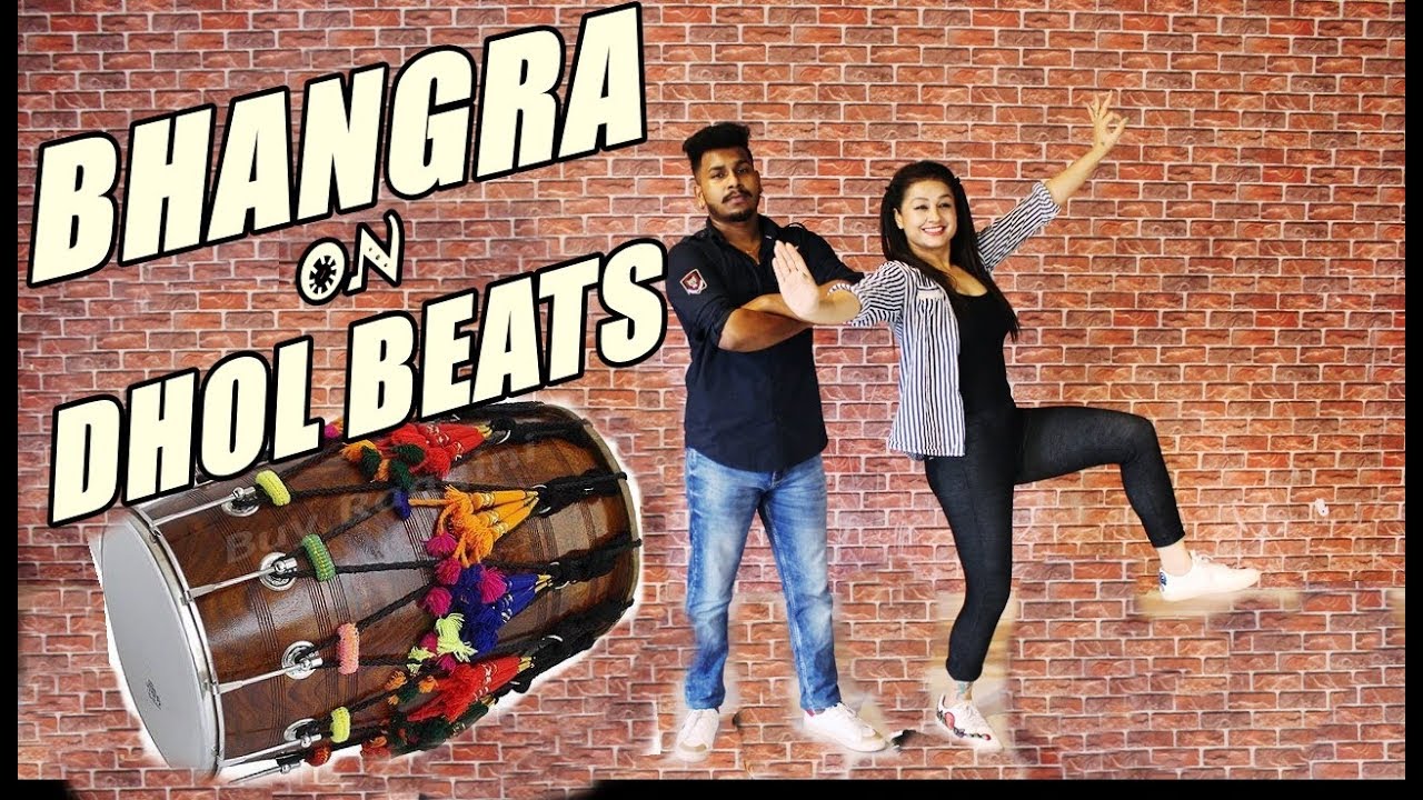 Bhangra Steps On Dhol Beats | Dhol Bhangra | Basic Steps | How To Learn |