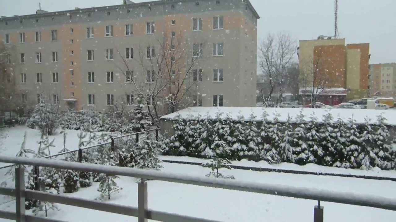 Potężne śnieżyce w Radomiu 31.03.2013 (wielkanoc)