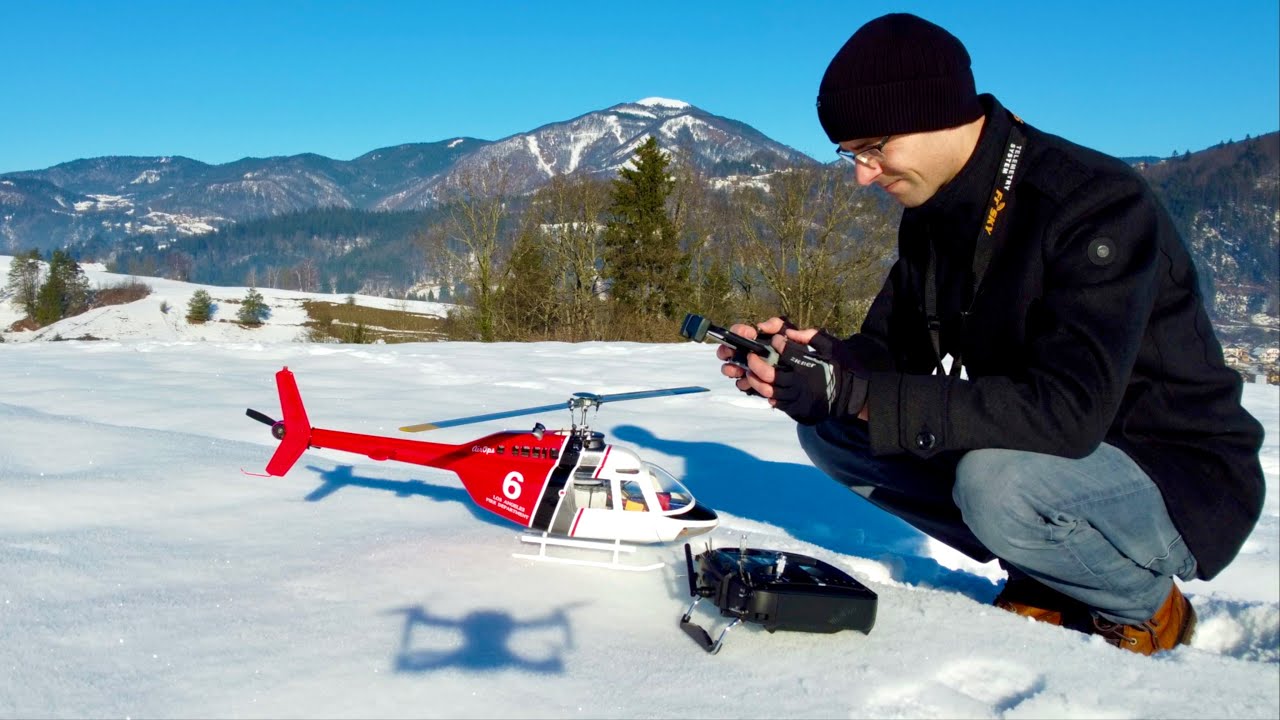 FLY WING Bell 206 - Scale RC Helicopter with H1 GPS FC