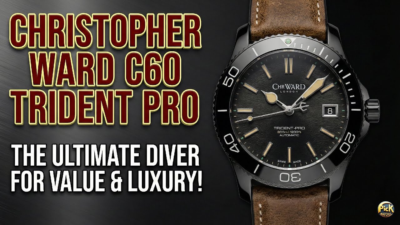 Обзор Christopher Ward C60 Trident Pro: ИДЕАЛЬНЫЕ часы для дайвинга?