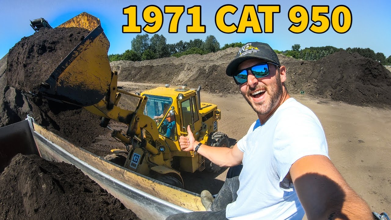 Komatsu Loader is BROKE...time for the old CAT LOADER