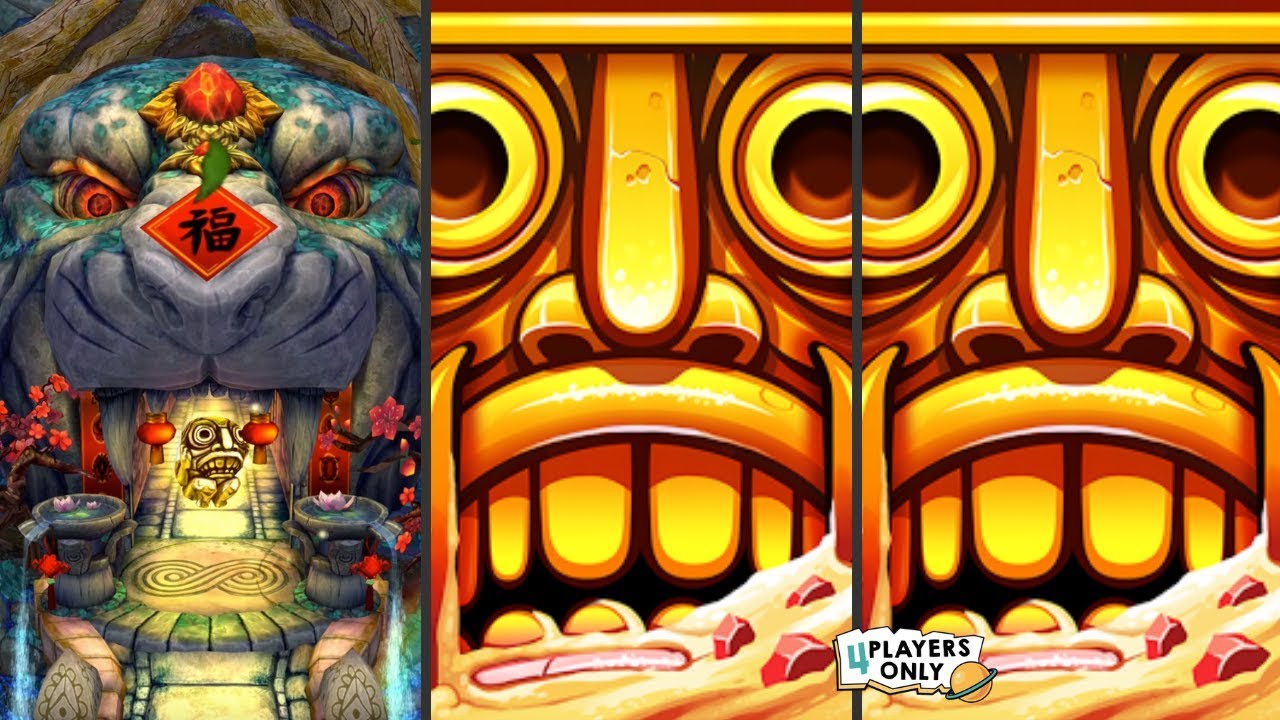 Temple Run 2 | [LOST JUNGLE _ LANTERN FESTIVAL!] Vs [BLAZING SANDS - WOLFMAN & GOLDEN GUY]