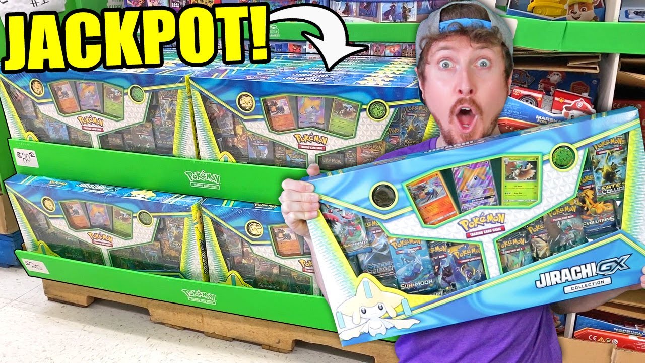 I FOUND THE POKEMON CARDS JACKPOT AT WALMART! New Jirachi GX Box Opening (early black Friday deal)