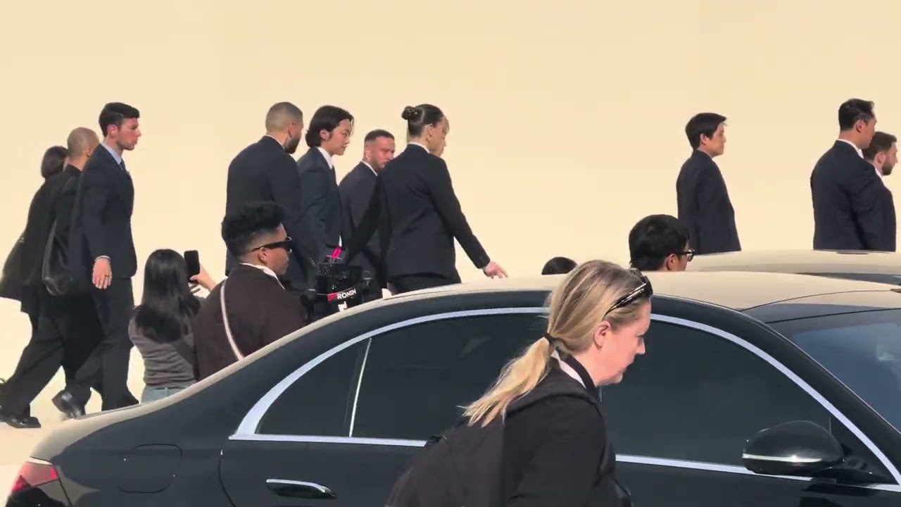 Jimin 박지민 OF BTS at fashion show dior in Paris ￼
