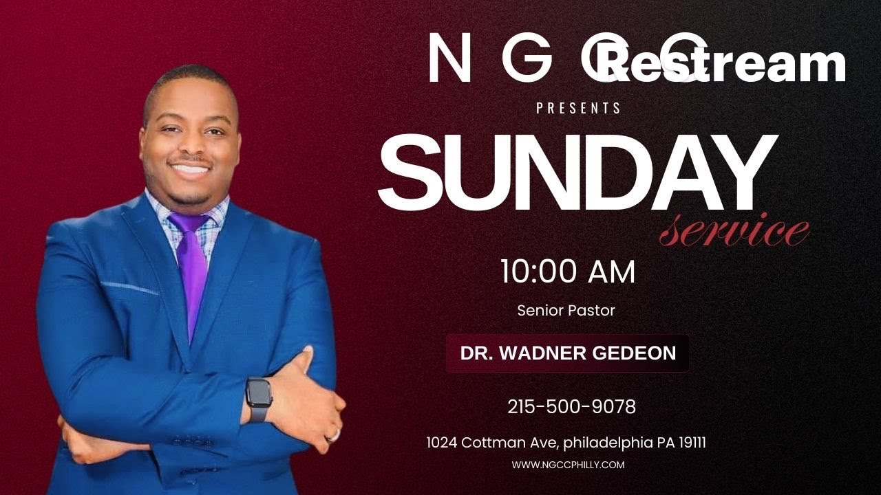 NGCC|| SUNDAY MORNING SERVICE || 01/11/2026 || Dr. Wadner Gedeon, Ed. D.| Senior Pastor