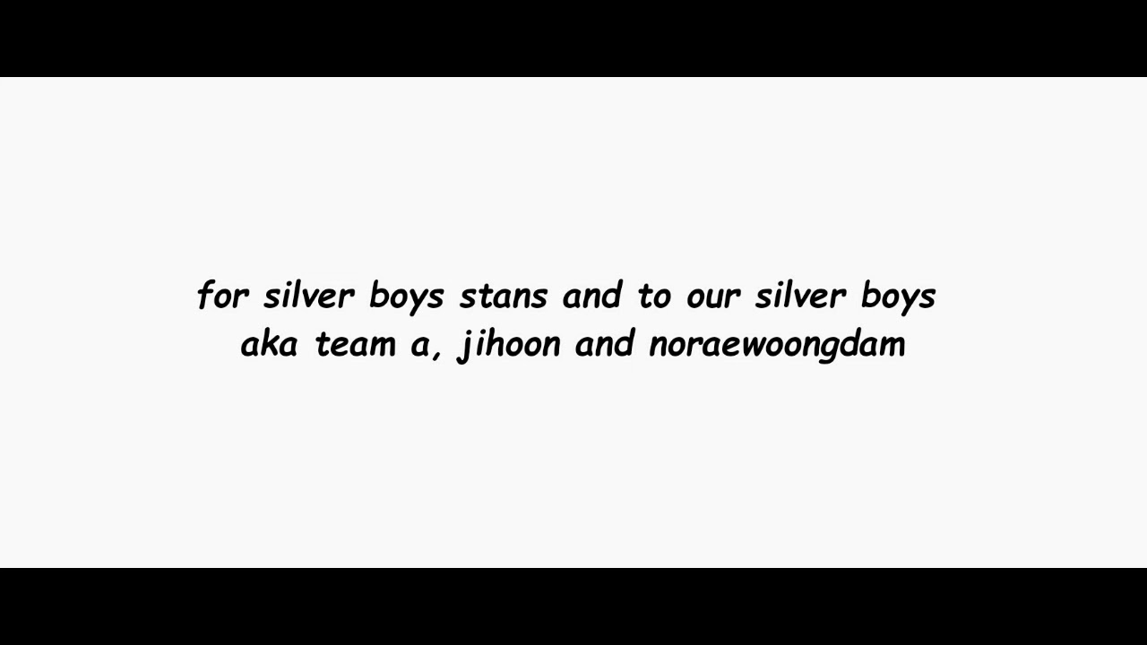 Silver Boys | Treasure A + Jihoon and NoRaeWoongDam