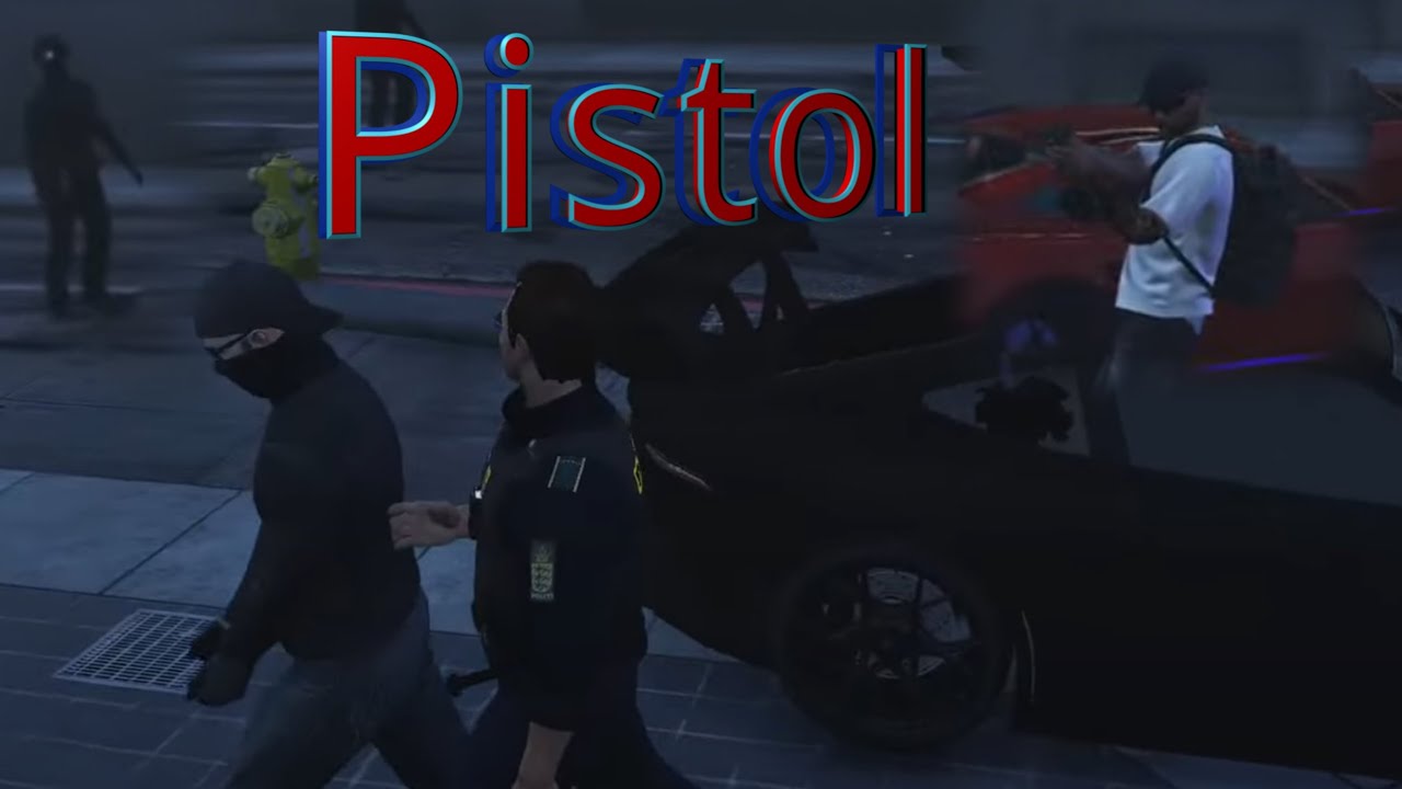 Morten stopper 3 men med pistoler GTA RP LIVE