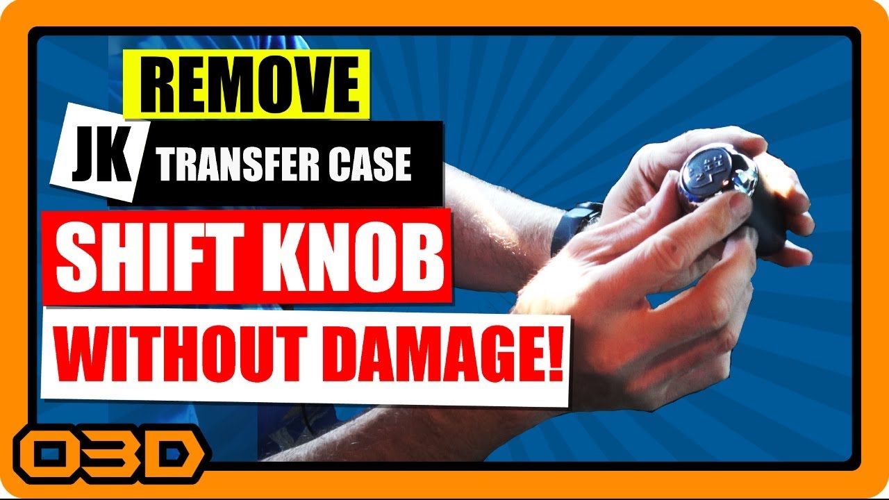 Removing Shift Knob WITHOUT DAMAGE!!! Transfer Case - Jeep Wrangler JK