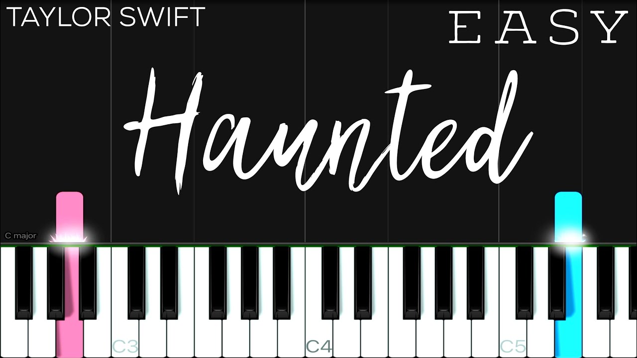 Taylor Swift - Haunted | EASY Piano Tutorial