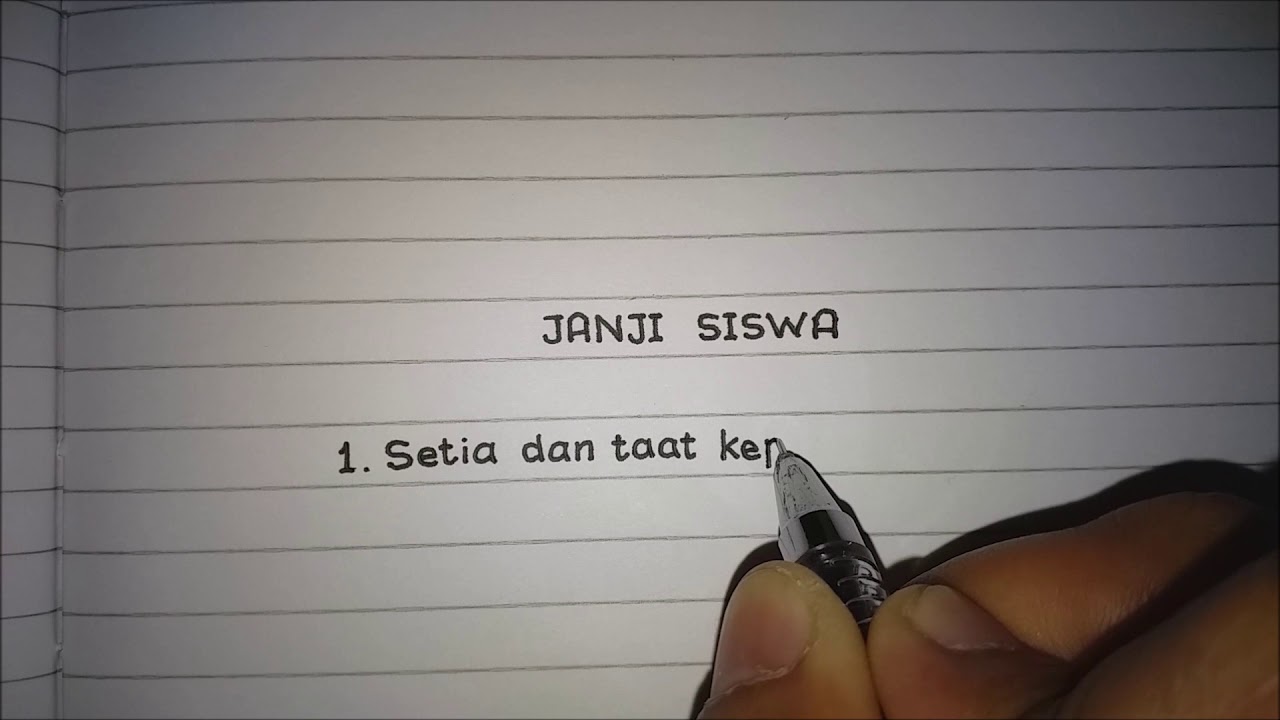 Ayo...belajar menulis indah dan rapi 