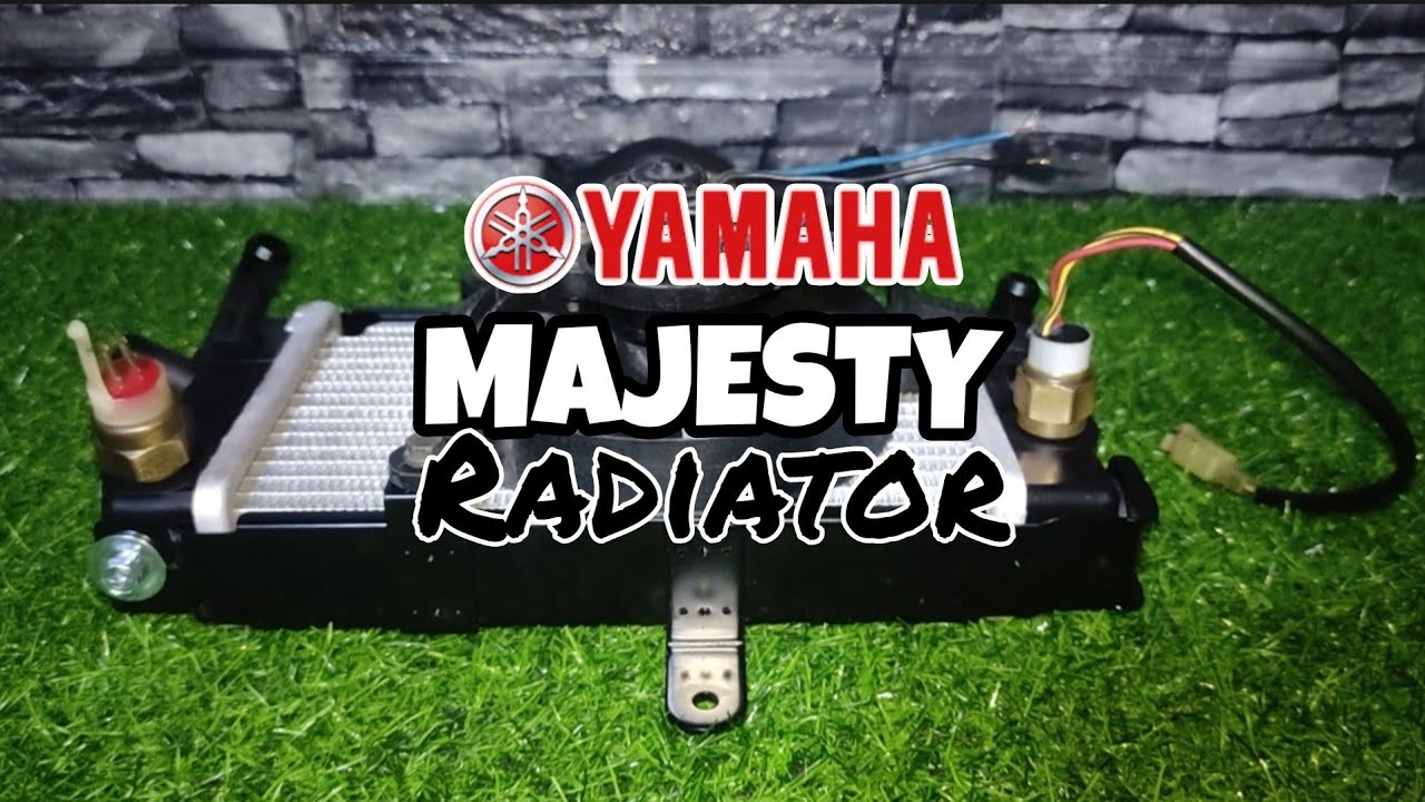 YAMAHA MAJESTY RADIATOR PARA SA WATER COOLED ENGINE SET UP|UNBOXING