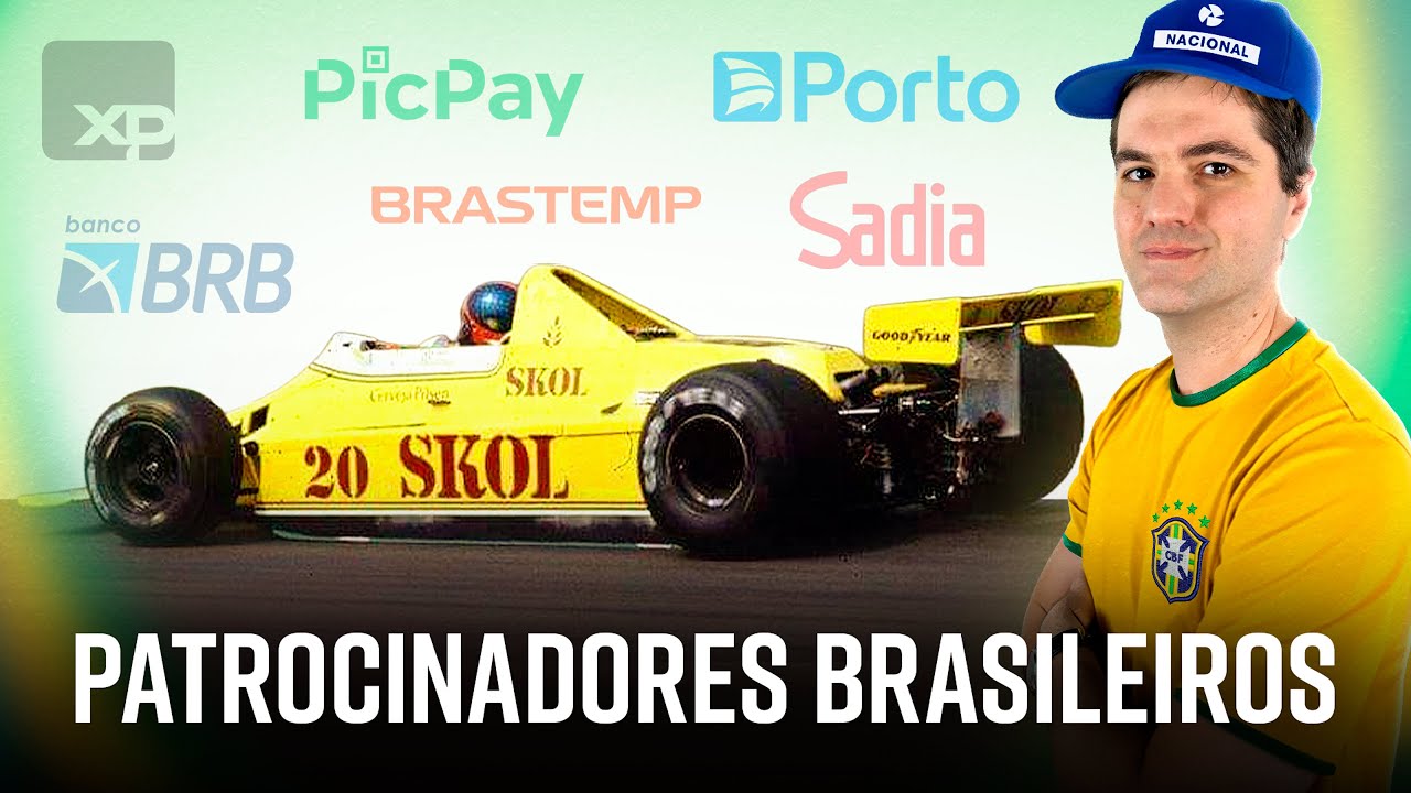 Os patrocinadores brasileiros na Fórmula 1. Quais as empresas nacionais que já bancaram pilotos? 
