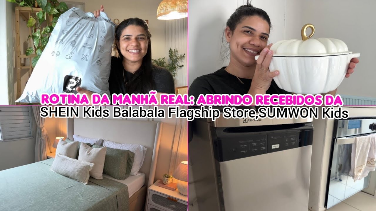 MINHA PANELA DOS SONHOS CHEGOU😍RECEBIDOS DA SHEIN KIDS!+ TESTEI A LAVA-LOUÇA ✅