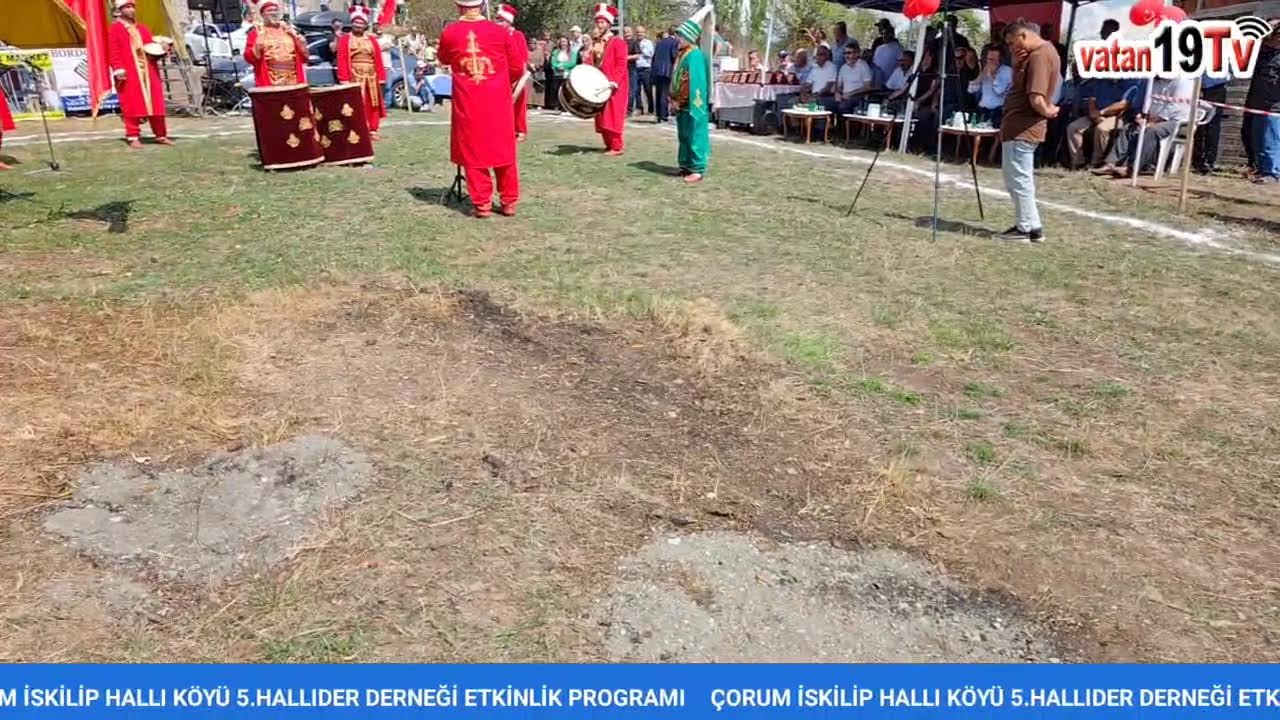 ÇORUM İSKİLİP HALLI KÖYÜ 5.HALLIDER DERNEĞİ ETKİNLİK PROGRAMI