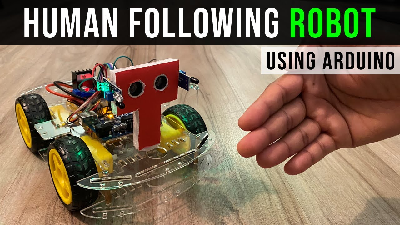 Робот, следующий за человеком, с использованием Arduino 🔥