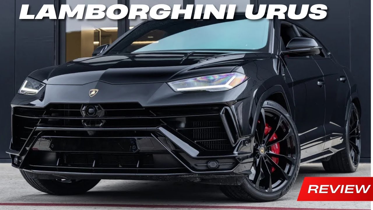 Lamborghini Walkaround: 2024 Urus S in Nero Noctis with Red Interior