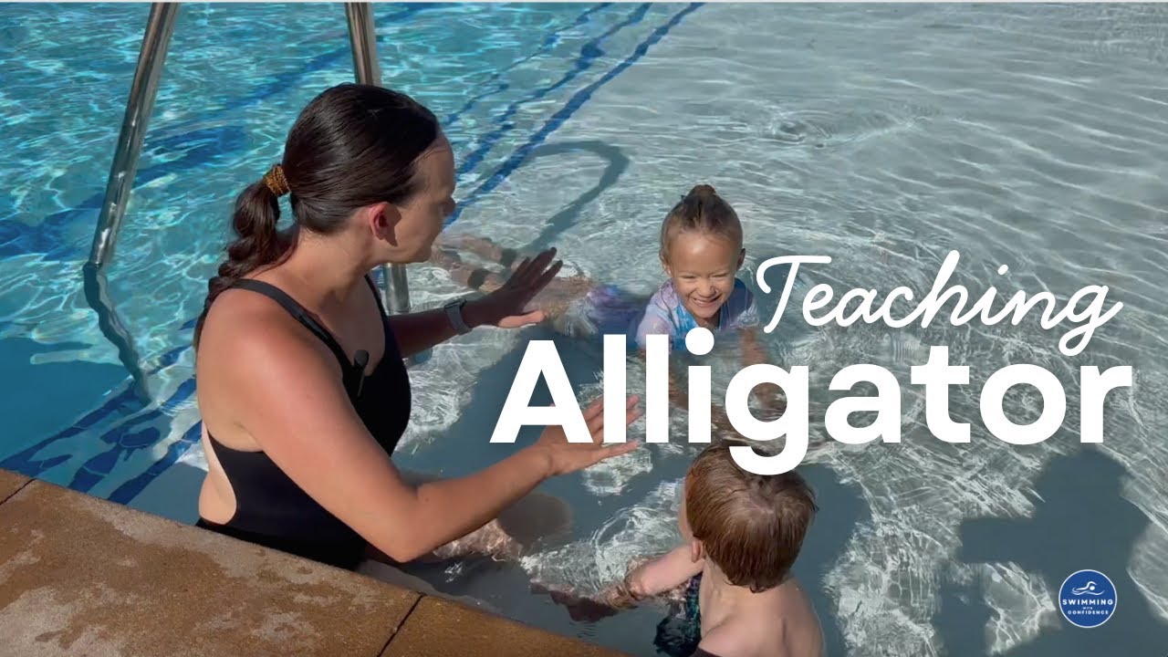 How to Teach Alligator | Fun Beginner Swim Skill for Toddlers & Kids