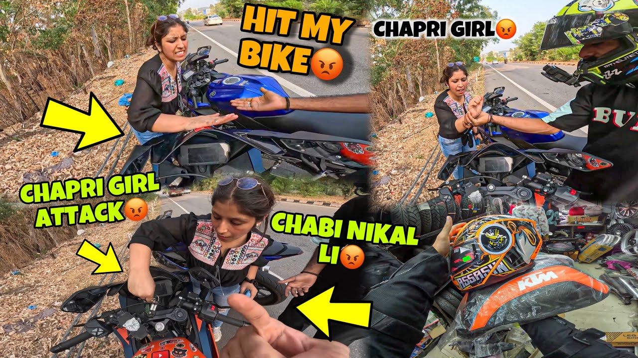 Chapri Girl😡 Hit me | Controversy😡 | Preparation for Ladakh Ride
