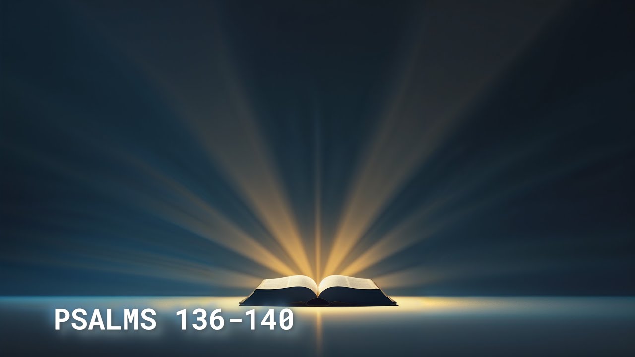 Psalms 136–140 — Enduring Mercy, Lament, Praise, Deliverance from Evil | Peaceful Scripture Reading