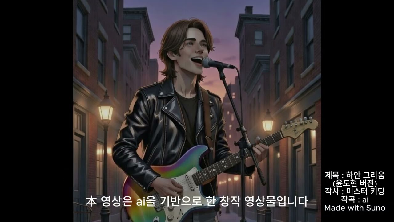 하얀 그리움   (락 버전)(윤도현 스타일 커버)