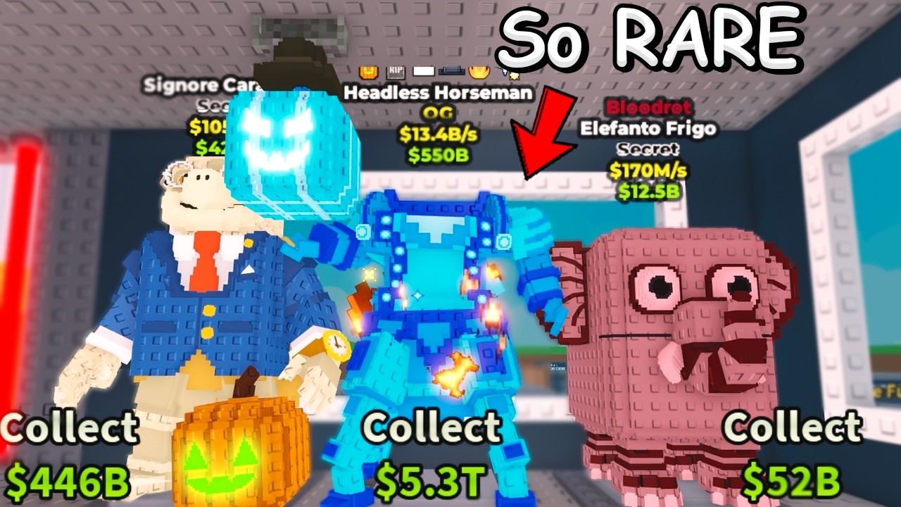 Я подхватил РЕДЧАЙШУЮ болезнь мозга в игре Steal A Brainrot...