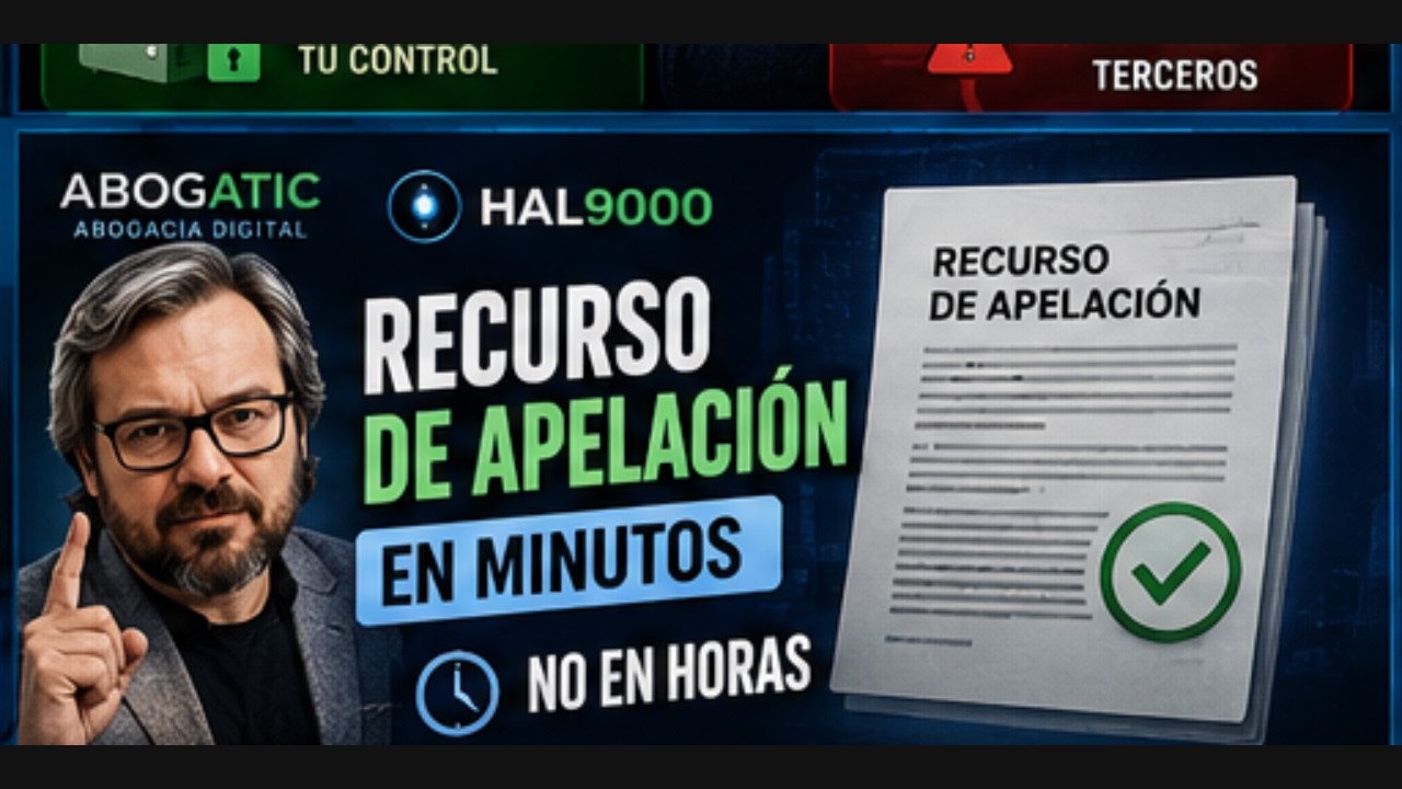 Vamos a hacer un RECURSO DE APELACIÓN...