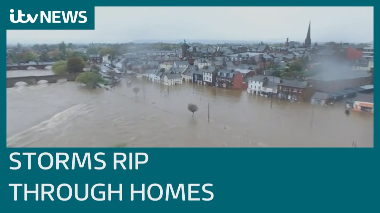 Flood warning issued across UK after heavy rains hit Cumbria and Scotland | ITV News