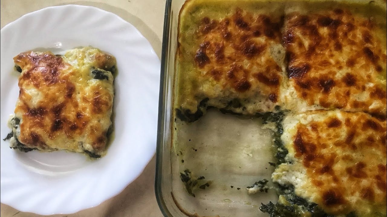 Ispanak Graten Tarifi |Fırında Beşamel Soslu Ispanak |Sebze Yemekleri |Spinach Gratin Recipe